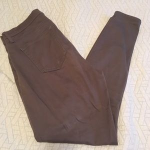 Grey Stretchy High Waisted Jeans